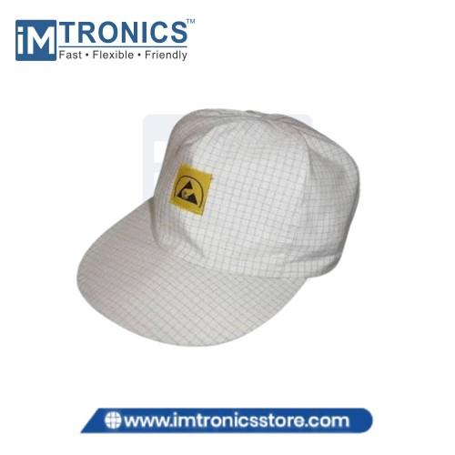 ESD Round Cap- White 