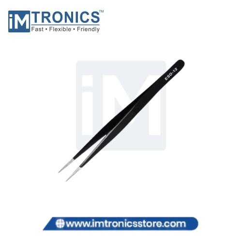ESD Metal Tweezer- 12no.