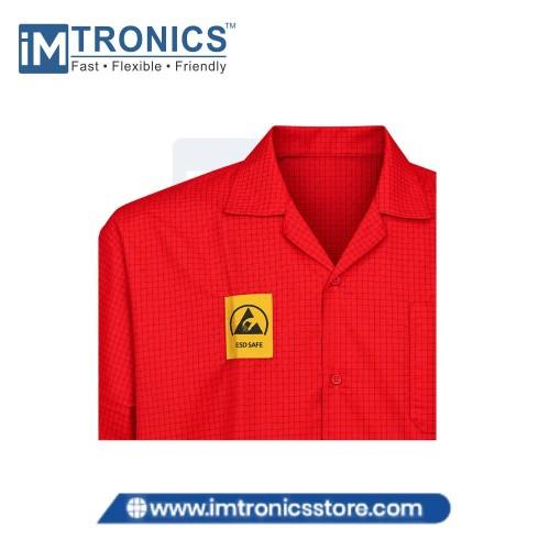 ESD Apron- Red (Long)